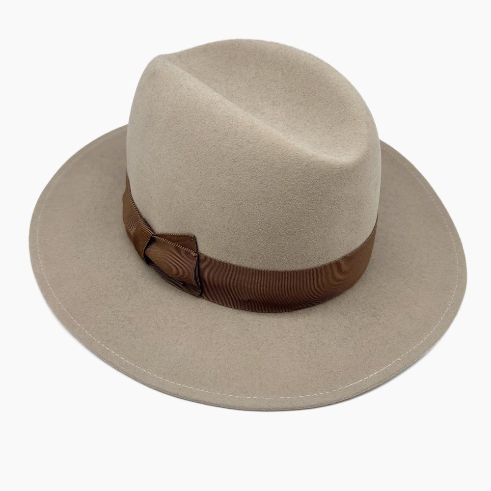 Bailey of Hollywood Tan LiteFelt Wool Fedora Size XL